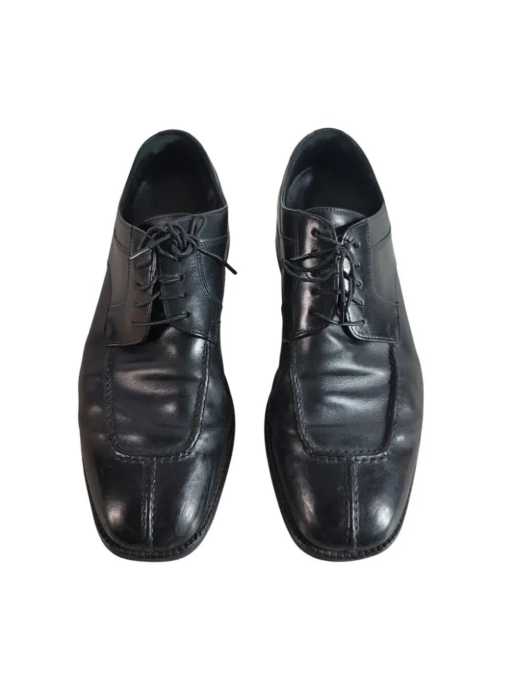 Cole Haan Mens Leather Oxfords Dress Shoes Black Size 10M Lace Up #C01594